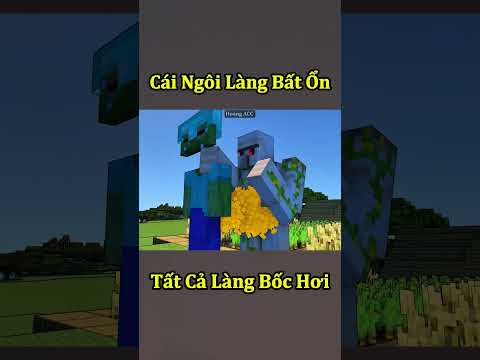 Cái Ngôi Làng Bất Ổn Và Con Zombie Bị Tiêu Chảy Trong Minecraft 🤣 #shorts thumbnail