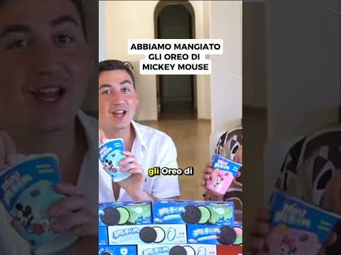 Abbiamo mangiato gli oreo di Mickey mouse 🍪 thumbnail