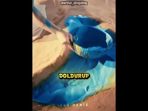 Çölün Ortasında Dev Sanat Yaptı 🎨😳 thumbnail