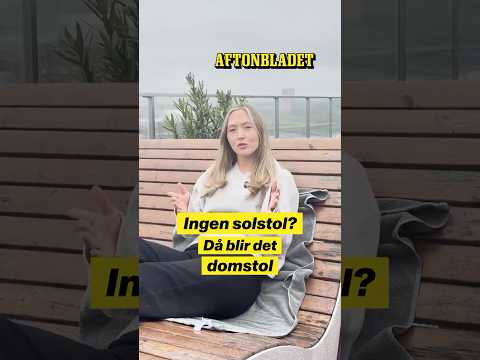 Ingen solstol = domstol thumbnail