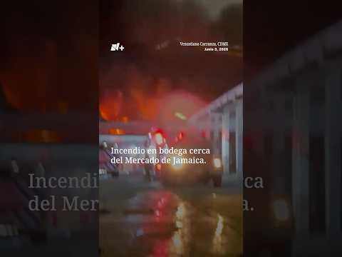 Incendio en Inmediaciones del Mercado de Jamaica thumbnail