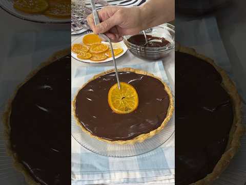 Tarta de crema de naranja y chocolate thumbnail