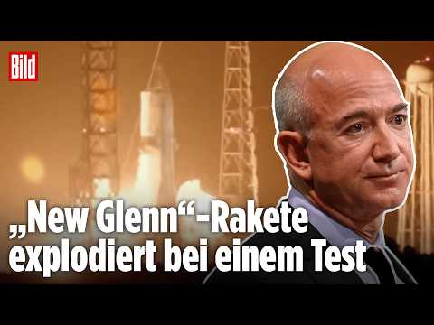 BEZOS-RAKETE EXPLODIERT BEI TEST: Rückschlag für Amazon-Gründer im Wettrennen mit Musk thumbnail