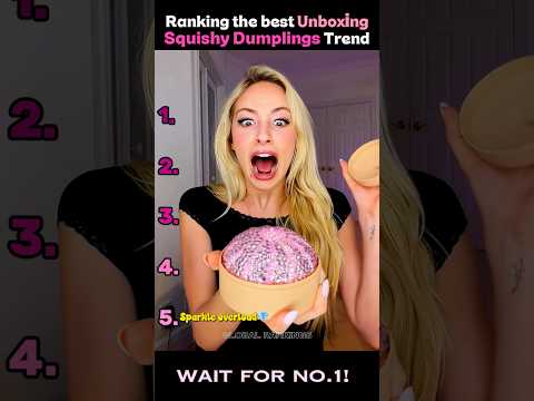 Ranking The Funniest Unboxing Squishy Dumplings Trend Moments ?? #shorts #squishy #unboxing #fyp thumbnail