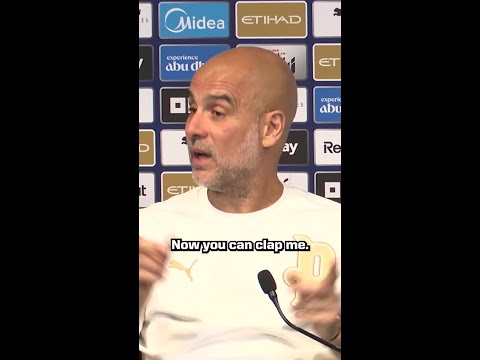 A round of applause for Pep please! ?? #pepguardiola #manchestercity thumbnail