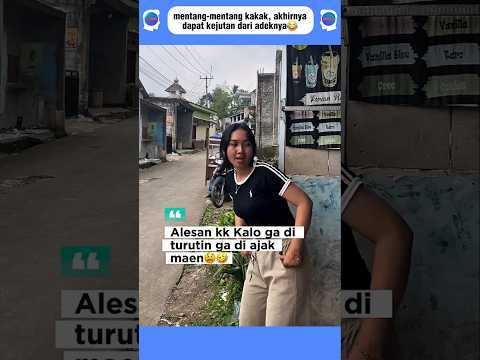 mentang-mentang kakak, akhirnya dapat kejutan dari adeknya?#shorts thumbnail