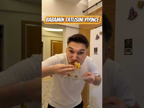 Annemin vs babamın tatlısını yemek thumbnail