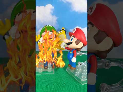 Mario set Luigi on fire #mario #supermario #bangbangbang thumbnail