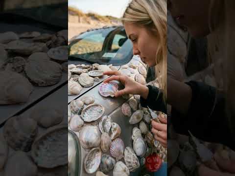 تحويل رمال الشاطئ العادية إلى ذهب خالص؟ شاهد العملية بالكامل! 🏖️✨ thumbnail