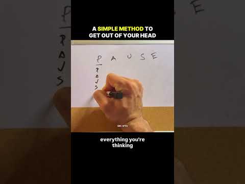 A Simple Method to Get Out of Your Head. thumbnail