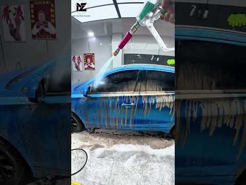 New blue car wash ?? #shorts #short #trendingshorts #reels #chinesestories #chinesefood #china thumbnail