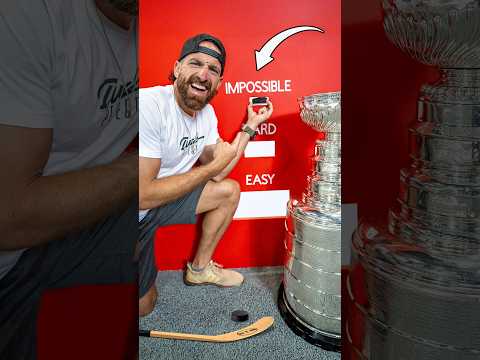 Hardest Hockey Trick Shot EVER! thumbnail