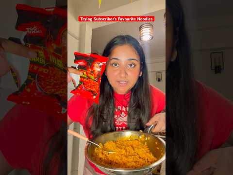 Trying Subscriber’s Favourite Noodles #minivlog #ytshorts #shorts thumbnail