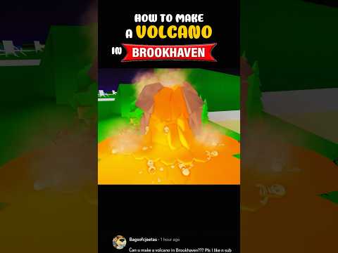 How to make a Volcano in Brookhaven 🔥 thumbnail