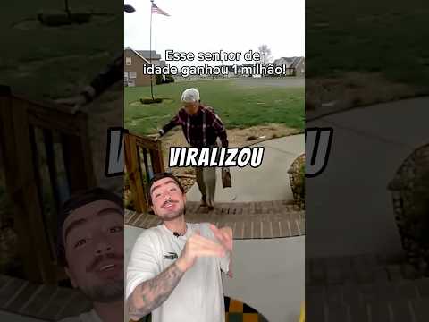 Esse senhor de idade ganhou 1 MILHÃO! #shorts thumbnail