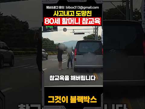 사고내고 도망친 80세 할머니 참교육 thumbnail