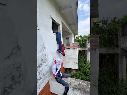 SPIDERMAN vs MONEY HEIST / PART.15 #spiderman #parkour #moneyheist thumbnail