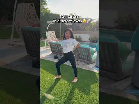 Twin Sisters Different Levels of Gymnastics 🤸 thumbnail
