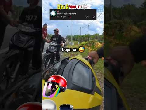 POLlS 42 TAK PAKAI HELMET TARlK KUNCI REMPlT "SEMUA LARI TINGGALKAN MEMBER" thumbnail