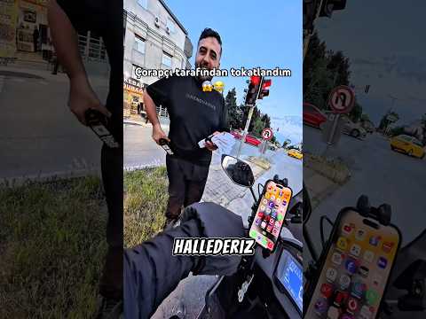 Çorapçı tarafından dolandırıldım 😂😱 #shorts #viral #keşfet #reels #tiktok #motovlog #fyp #kurye thumbnail