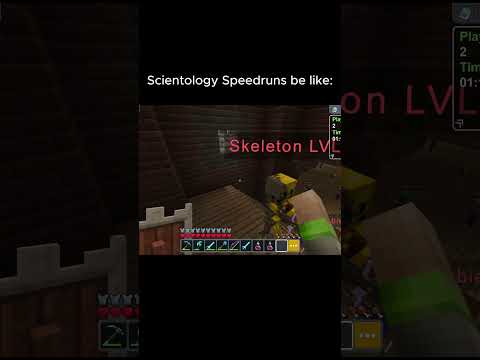 Scientology speedruns be like: #memes #shorts #minecraft #minecraftshorts thumbnail