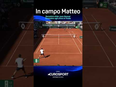 𝑭𝑶𝑹𝒁𝑨 𝑩𝑬𝑹𝑹𝑬𝑻𝑻𝑰𝑵𝑰 💪🎾 Iniziato il match degli ottavi di finale contro Cerundolo 🆚 thumbnail