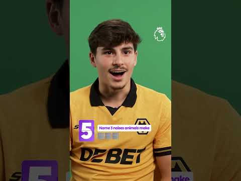 Meow! Woof! Moo! Premier League Players Making Animal Noises 😂 thumbnail