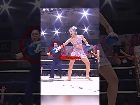 Por qué Apunta al Suelo? 🤔🥊 (Mona Kimura) #kickboxing thumbnail