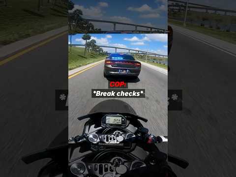 Biker Crashes Into Undercover Cop After Instant Brake Check! thumbnail