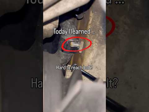 A little mechanic hack I use when a bolt is a little hard to reach #BMW #mechanic #hacks #diy #fyp thumbnail
