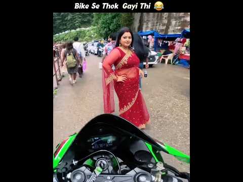 Bike Se Thok Gayi Thi 😂 Crazy Reaction 🔥 Police Without Helmet Chalan Kato thumbnail