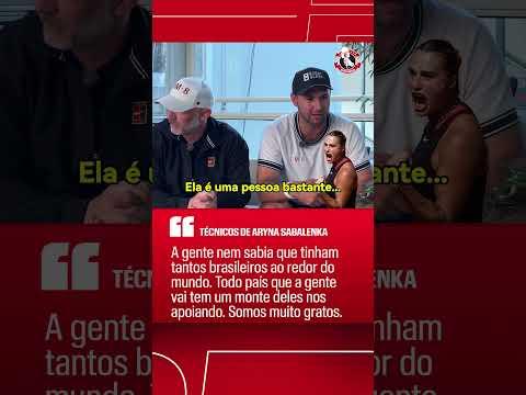 OS BRASILEIROS AMAM A SABALENKA! 😂😂 #shorts thumbnail