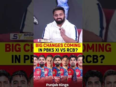 BIG CHANGES COMING IN PBKS XI VS RCB? #ipl2026 #rcbvspbks #viratkohli #shreyasiyer thumbnail