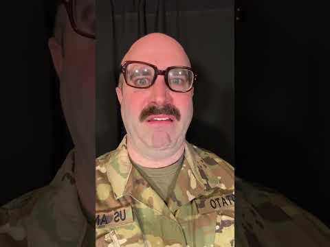 Military trainees are afraid of one thing. #comedy thumbnail