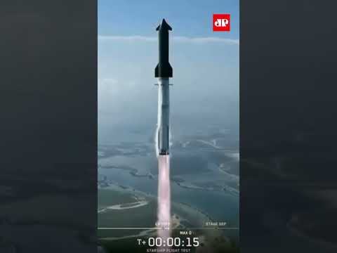 SpaceX lança Starship, maior nave do mundo pela 12ª vez; assista #shorts thumbnail