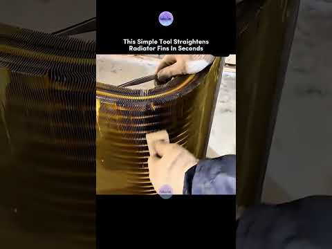 This Simple Tool Straightens Radiator Fins In Seconds 😍 thumbnail