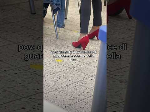 Quando il tuo compagno ti chiede di guardare le Scarpe della Prof thumbnail