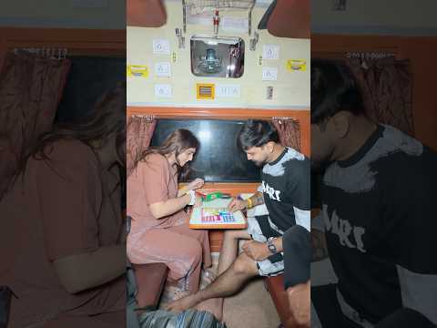 Train में गेम खेला??￼ #youtubeshorts #comedy #shorts #kajalsoni @K@Kajalsoni_vlogs thumbnail