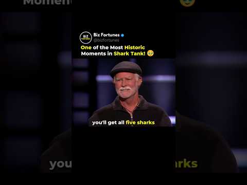 One Of The Most Historic Moments Is Shark Tank History 🥹 thumbnail