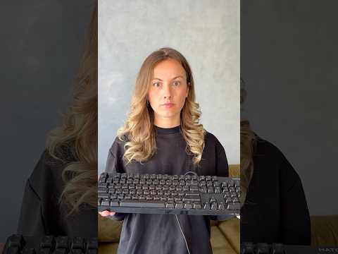 The COOLEST keyboard ever! ?⌨️ #funny #comedy #keyboard #viral thumbnail