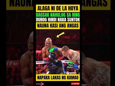 WASAK! ALAGA NI DE LA HOYA! BAGSAK NAHUL0G SA LABAS NG RING! thumbnail