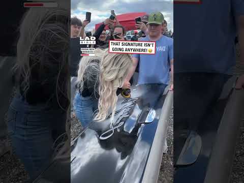 Signing a car with angle grinder 😮‍💨 thumbnail