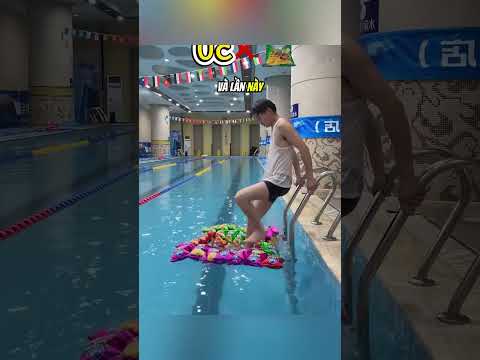 Cần bao nhiêu gói bimbim thì mới có thể nổi trên mặt nước#daochieu #shorts thumbnail