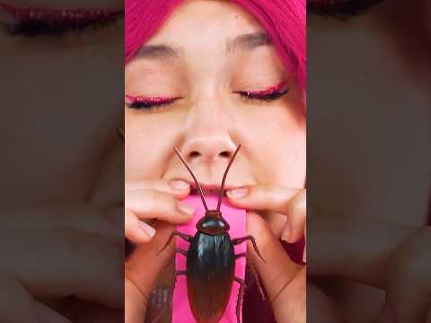 Cockroach in the mouth prank #funny #ratata #fun #prank thumbnail