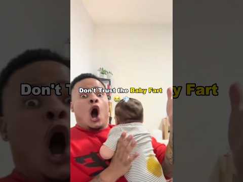 Don’t Trust the baby fart 💨 #babyshorts #fart #funnybaby #parenting #foryou thumbnail