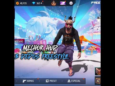Melhor HUD 3 Dedos Freestyle⚙️??? #freefirehighlights #shorts #freefire #shortsfreefire thumbnail