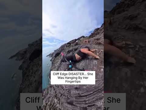 Cliff Edge DISASTER… She Was Hanging By Her Fingertips thumbnail