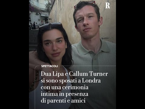 Dua Lipa e Callum Turner si sono sposati a Londra, ora tre giorni di festeggiamenti a Palermo thumbnail