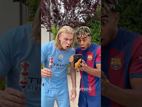 Haaland’s Sweet Strawberry Marshmallow Creation ?? #football #haaland #parody thumbnail