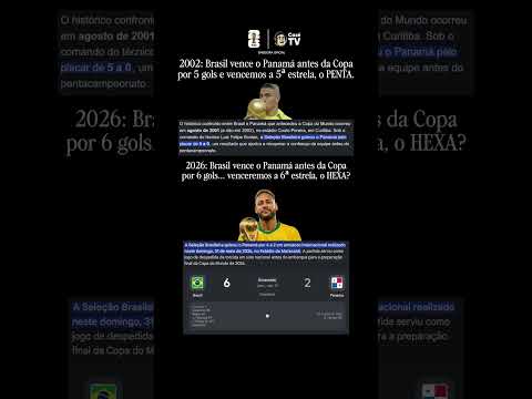 ISSO AQUI É LOUCURA! SEREMOS?🤯🇧🇷*O amistoso foi disputado em 2001, mas já como preparação para 2002! thumbnail